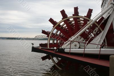 Stern Wheel On The Ohio River