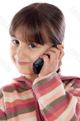 girl talking on the cellphone girl talking on the cellphone