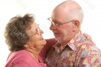 Happy Senior Couple Dancing