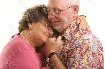 Happy Senior Couple Dancing