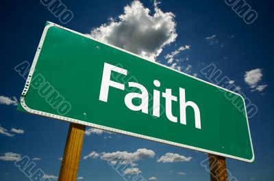 Faith Road Sign