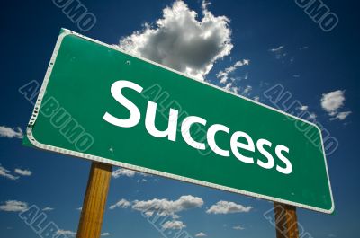 Success Road Sign