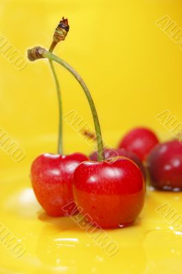 Red cherries Red cherries