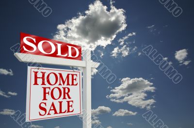 Sold Home For Sale Sign