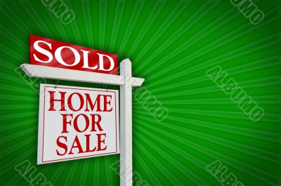 Sold Home for Sale Sign