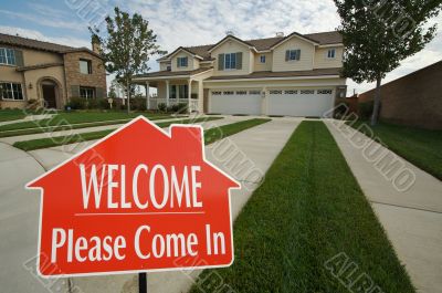 Welcome, Please Come In Sign