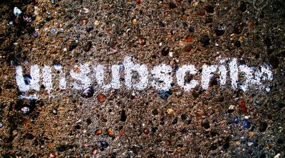 Unsubscribe Graffiti