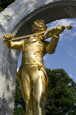 Johann Strauss monument in Vienna