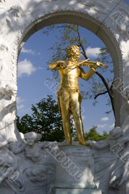 Johann Strauss monument in Vienna