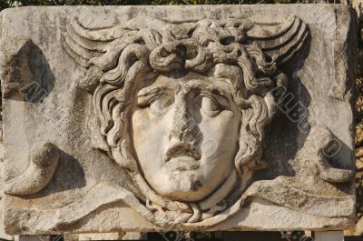Face Relief from Ephesus, Turkey
