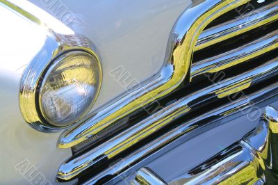 White Vintage Car White Vintage Car