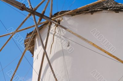 Windmill on Santorini Greece