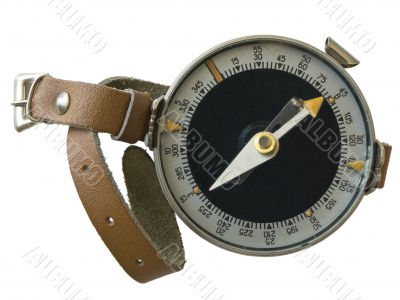 Compass with hand strap Compass with hand strap