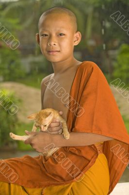 Buddhist novice