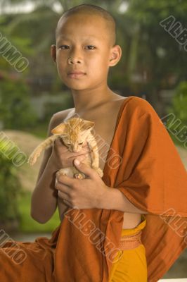 Buddhist novice