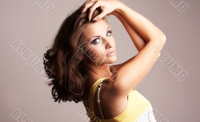Fashion girl posing Fashion girl posing