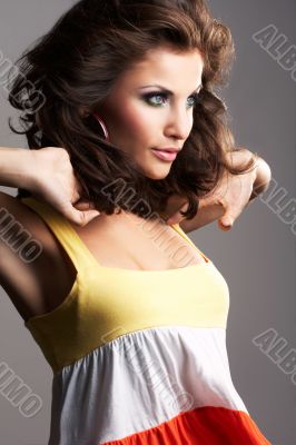 Fashion girl posing Fashion girl posing