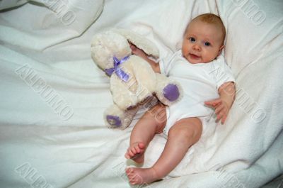 Baby with toy Baby with toy