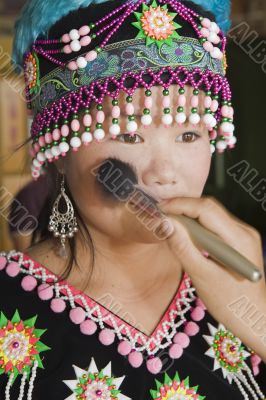 Hmong women, Laos