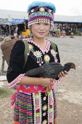Hmong women, Laos