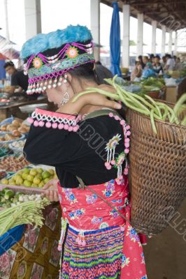 Hmong women, Laos