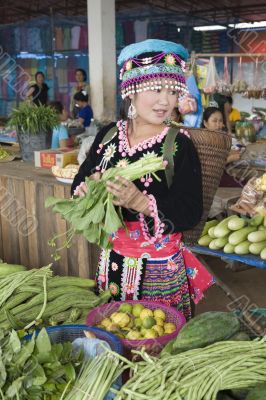 Hmong women, Laos