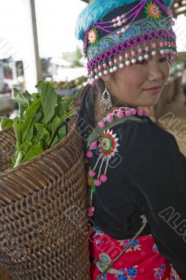 Hmong women, Laos