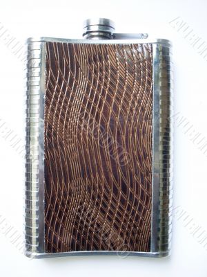 A flask for alcohol drinks A flask for alcohol drinks