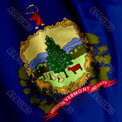 Vermont Flag Closeup