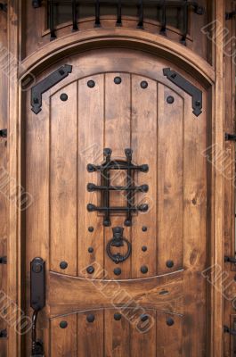 Intricate Wooden Doorway.