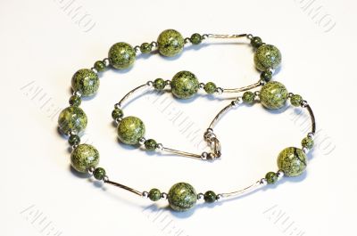 Green beads