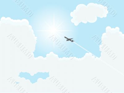Cloudy sky Cloudy sky