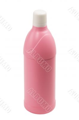coulored plastic bottle