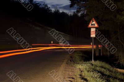 nighttime highway
