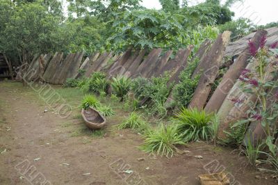 Fence from flying bombs