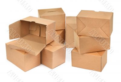 stack of cardboard boxes stack of cardboard boxes