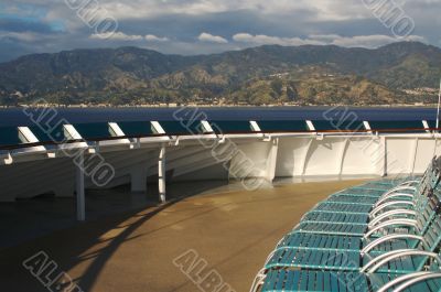 Cruise Ship Deck Abstract