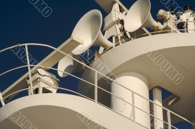 ea. Cruise ship radar and signaling equipment.