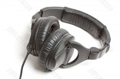 Pair of Black Headphones Pair of Black Headphones