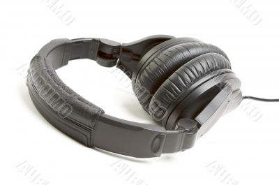 Pair of Black Headphones Pair of Black Headphones