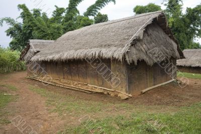 Lodge built with war scrap