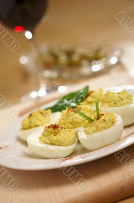 Deviled Eggs and Appetizers