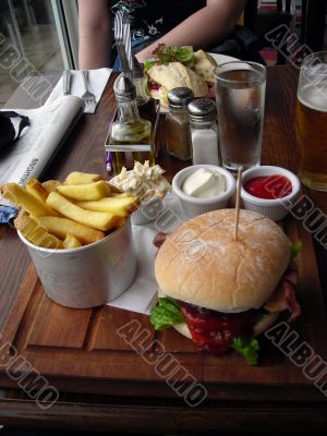 Big English Beef Burger Big English Beef Burger