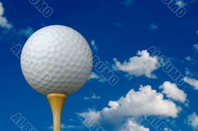Golf Ball & Tee Golf Ball & Tee