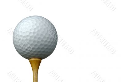 Golf Ball & Tee Golf Ball & Tee