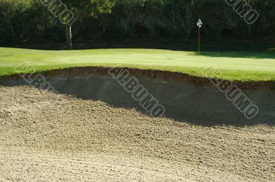 Abstract of Golf Course Bunkers