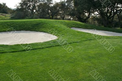Abstract of Golf Course Bunkers