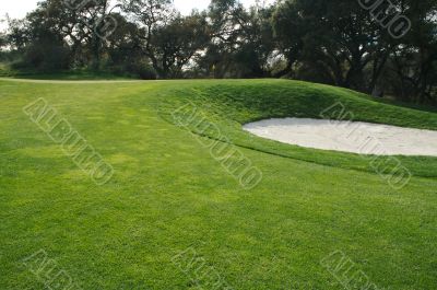 Abstract of Golf Course Bunkers