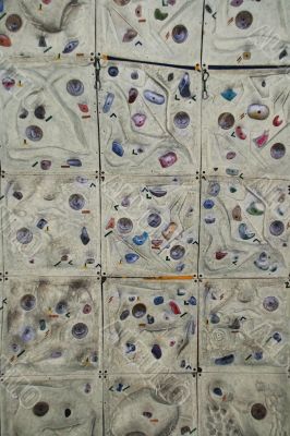 indoor rock climbing wall