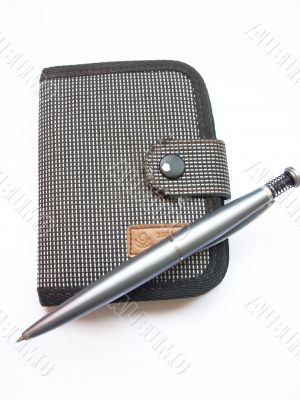 Pen and notepad Pen and notepad